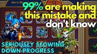 MOST IMPORTANT IDLE HEROES GUIDE - Biggest Beginner's Mistakes SLOWING Progress Beginner's Guide #2