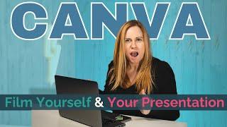 How to Record Yourself Giving a Presentation in Canva