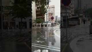 Raining Day in Benidorm #4k #benidorm #uk #shorts #may2023