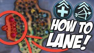 HOW TO LANE IN SMITE! Laning Phase tutorial for SUPPORTS AND ADCS!