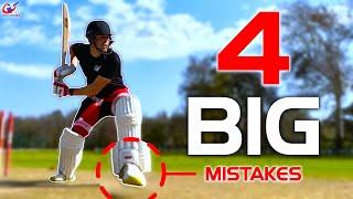 FIX These 4 FRONT FOOT Batting MISTAKES TODAY!