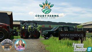 We've Moved! - Court Farms Multiplayer with Mrs Sim Gamer - Episode 1 Farming Simulator 22