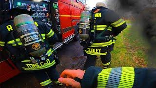 Apartment Arson Fire with Entrapment Engineer Helmet Cam POV (Part 2)