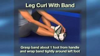 RESISTANCE BAND EXERCISE: LEG CURL