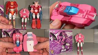 Mechanic studios 35 Alie review. Transformers legends elita 1 figure collection comparison Dr Wu