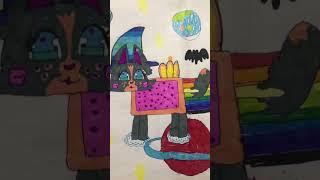 Нянкэт. Я нарисовала нянкэт,как вам? #nyancat #рисуем #люблюрисовать