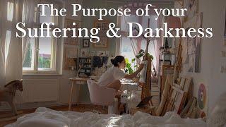 Why we Suffer and what we learn from Dark days  Oil Painting, Shipping Prints ⭐️ cozy art vlog