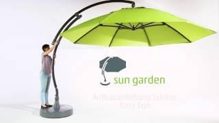 Sun Garden - Aufbauanleitung Schirm Easy Sun