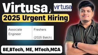 Virtusa 2025 Referral Hiring | BE/BTECH/ME/MTECH/MCA | Send Resume to Recruiter Format | 2025 BATCH