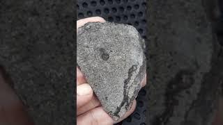 Lunar basalt. Found in 2024. #lunarbasalt, #lunarmeteorite, #meteorite