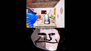 playing as granny family in granny 1 troll face edit  with zombies #gamerzpandit #animation
