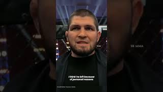 Khabib talks about Zabit's return