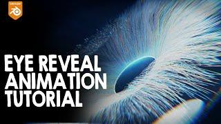 eye reveal motion graphics animation blender tutorial