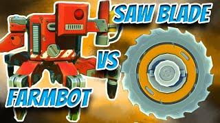 Farmbot vs Saw blades | Scrap Mechanic Survival