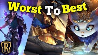 Ranking Every Targon CHAMPION From Worst To Best || Legends of Runeterra (Joke)