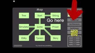 How to achieve hidden button achievement on there is no simulator|Roblox
