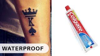 How To Make Temporary Tattoo (WATERPROOF)