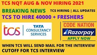 TCS Nqt 2021 | TCS To Hire 40000 + Freshers | Nqt Cutoff for TCS interview? | Must Watch