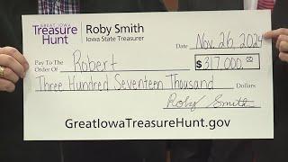 Man receives more than $300,000 in lost money from Great Iowa Treasure Hunt