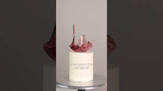 Try this 3D crystal element on your next cake design