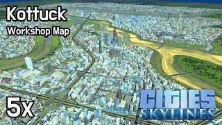 Cities Skylines - Map: Kottuck (5x, Workshop)