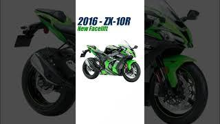 Kawasaki Ninja ZX 10R History & Evolution's #kawasakininja #zx10r  #motorcycle