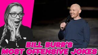 BILL BURR MOST OFFENSIVE JOKES | AMERICAN REACTS | AMANDA RAE