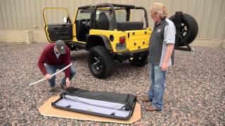 Bestop Installation of  a Trektop on a TJ (97-06) Jeep Wrangler