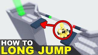 How to Long Jump BEST METHOD in ROBLOX! (EASY)