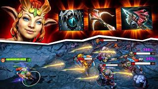 27 Kills Enchantress Rampage 7.37e Insane Attack Range | Dota 2 Gameplay