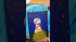 Way towards Dreamland | EASY Painting #shorts