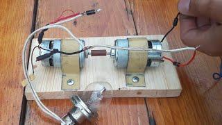 Free energy motor mini generator 12 Volt bijalee janaretar DIY