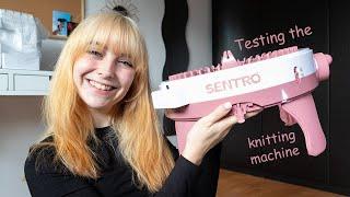 Ich TESTE die virale Strickmaschine von SENTRO | Kntting Machine #1