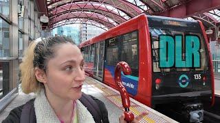 My first time riding on the DLR!