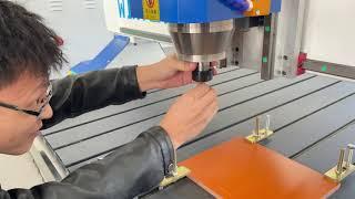 How to Install the Collet and Bit of CNC Router ?