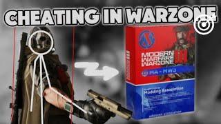 Hacker uses the best cheat in warzone! | Modding association