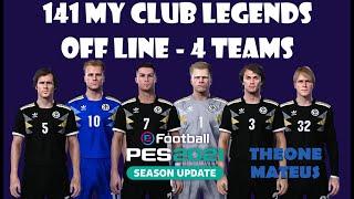 My Club Legends Offline PS4 DLC 7.0  - TEAM 2 Efootball PES 2021