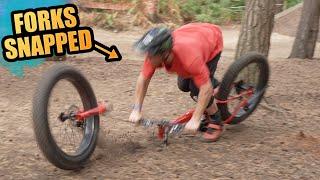 RIDING THIS £250 AMAZON FAT BIKE UNTIL IT SNAPS - FACE PLANT!