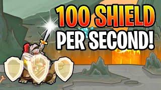 This is the 100 Shield Per Second Mega Tank! | Skill Legends Royale