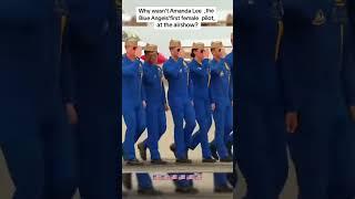 Why wasn’t Amanda Lee,the Blue Angels’ first female pilot,at the airshow?#usa #aviation #military
