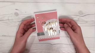 Clean and Simple Christmas Card - Process Video