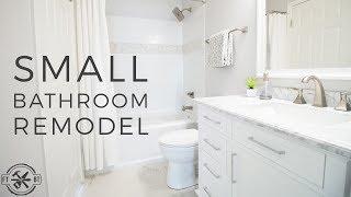 DIY Small Bathroom Remodel | Bath Renovation Project