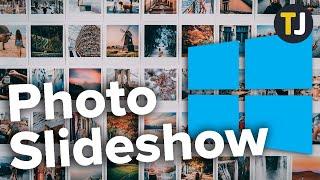 How to Set Up an Image Slideshow in Windows 10!