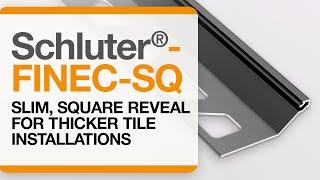 Introducing Schluter®-FINEC-SQ: Profile for Walls