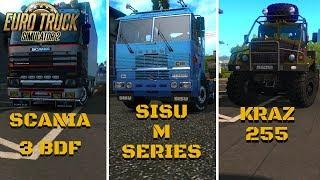 SCANIA 3 BDF | SISU-M SERIES | KRAZ 255 - ETS 2 Mods #16