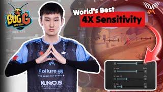 DOK PUBG : World's best 4X Sensitivity For Spray + 5 Finger Control Code - Its BugG