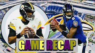 Steelers @ Ravens Game Recap