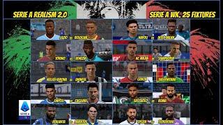 FIFA 22  |  SERIE A REALISM 2.0  |  ALL WEEK 25 FIXTURES