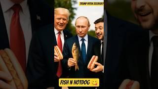 "When world leaders bring snacks to the summit — and one of them shows up with a fish 
