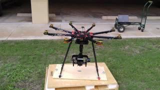 Tarot T1000 X8 Octocopter Pre-Flight Test